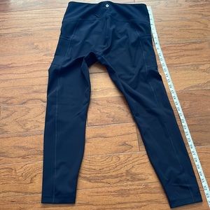 Navy 90 degree pants Large